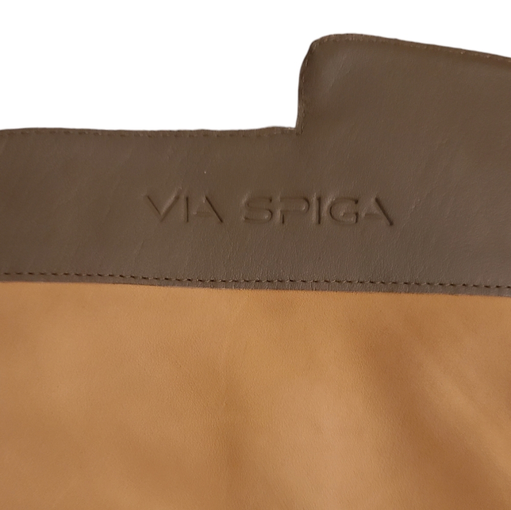 Via Spiga Prish suede riding boot, stacked heel, leather strap with buckle - Picture 7 of 10